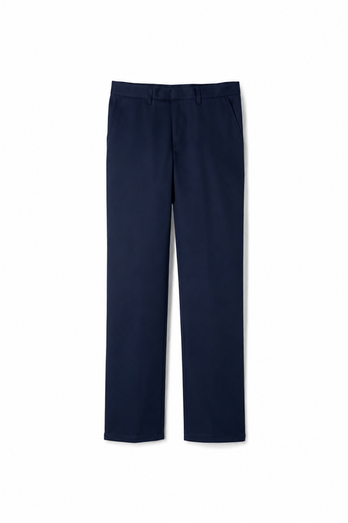 French Toast Boys Slim Plain Front Pant